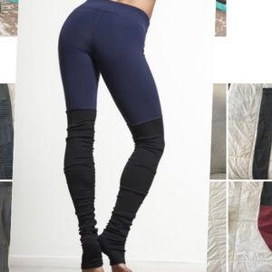 Alo Goddess Leggings Navy and Black